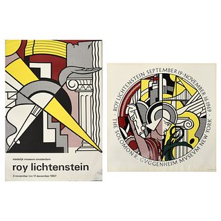 Two Roy Lichtenstein Museum Posters
