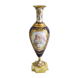 Antique Sevres Porcelain Vase