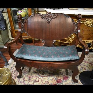 Antique Victorian Lover Seat