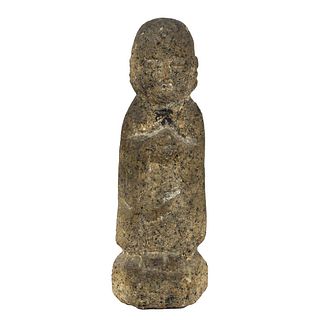 Japanese Stone Jizo Bosatsu Figure