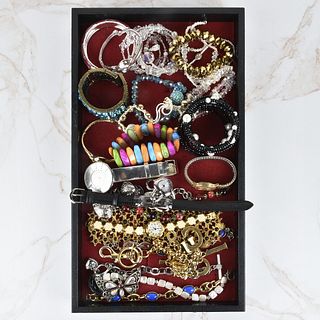 Collection of Vintage Fashion Bracelets