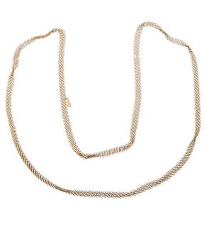 Tiffany &amp; Co Elsa Peretti 18k Gold Mesh Necklace