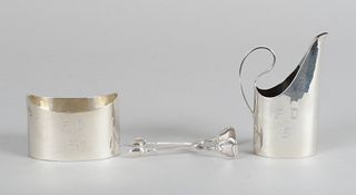 Three Pieces of Silver Tableware, Porter Blanchard, Jensen  