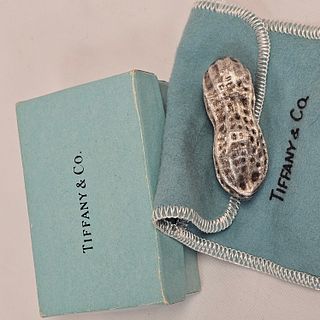 Tiffany & Co Sterling Silver Peanut Pill Box