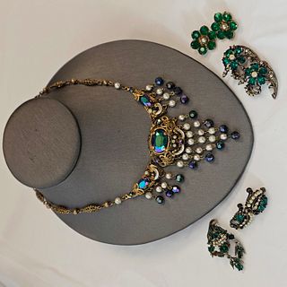 Vintage Statement Necklace and Jewelry