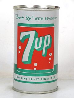 1966 7up 12oz Juice Top Can Anchorage Alaska 