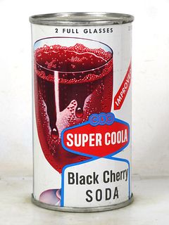 1962 Cantrell & Cochrane C&C Black Cherry Soda Paterson New Jersey 12oz Flat Top Can 