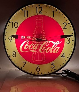 1957 Coca-Cola Pam Clock 