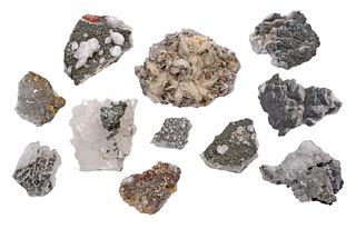 Quartz, Calcite and Pyrite Specimens
