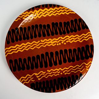 Baker Knapp & Tubbs Pottery Painted Centerpiece Bowl