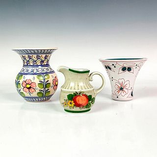 3pc Ceramic Vase and Pitcher Set