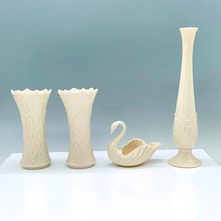 4pc Lenox Porcelain Vases and Bowl