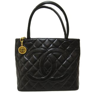 CHANEL MEDALLION LEATHER TOTE BAG