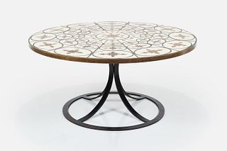 Danish, Tile-Top Dining Table