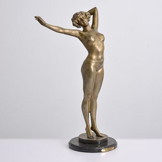 Paul Philippe LE REVEIL Bronze Sculpture, Female Nude
