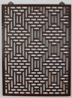 A traditional Chinese lattice screen, first half 20th Century