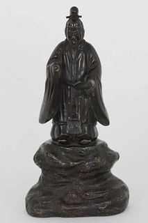 A Chinese bronze statue of Tàishàng l?oj?n, 19th Century