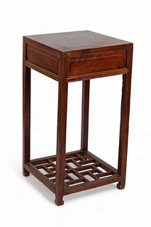A Chinese wooden stand, 19th/20th Century