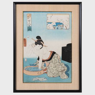 Utagawa Kunisada: Women at their Toilet: Six Works