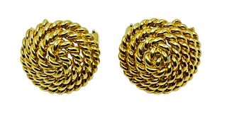 Tiffany & Co.Gold Rope Earrings