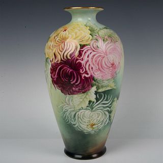 American Belleek Porcelain Vase Chrysanthemums