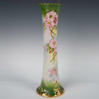 Antique Belleek Willets Porcelain Rose Vase