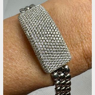 CHOPARD 18K White Gold Diamond Bracelet