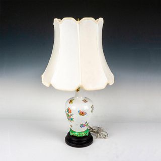 Herend Porcelain Table Lamp, Queen Victoria