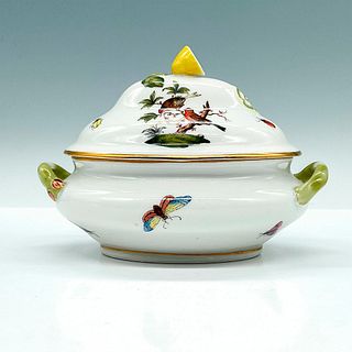 Herend Porcelain Mini Tureen, Rothschild Bird