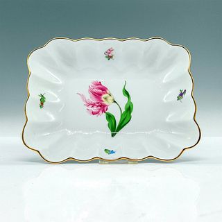 Herend Porcelain Decorative Tray, Kitty - Pink Tulip
