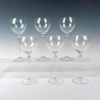 6pc Rosenthal Studio-Line Burgundy Wine Glasses, Maitre