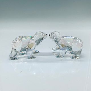 Swarovski Crystal Figurines, Polar Bears Moonlight