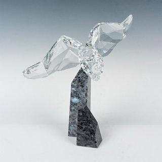 Swarovski Crystal Figurine, Eagle on Granite Base