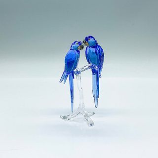 Swarovski Crystal Society Figurine, Hyacinth Macaws