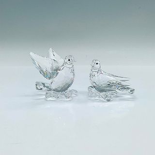 Swarovski Crystal Figurines, Turtledoves