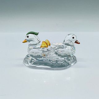 Swarovski Crystal Figurines, Mandarin Ducks Signed