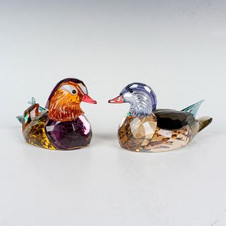 Swarovski Crystal Figurines, Mandarin Ducks