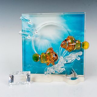 2pc Swarovski Crystal Figurine, Wonders of the Sea Harmony
