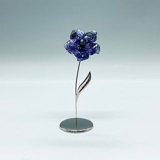 Swarovski Crystal Figurine, Flower Darany Tanzanite