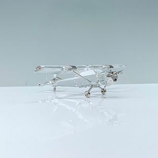 Swarovski Crystal Figurine, Rhodium Airplane