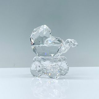 Swarovski Crystal Figurine, Baby Carriage