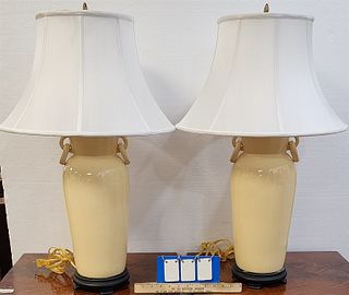 Pr Ceramic Lamps 30"