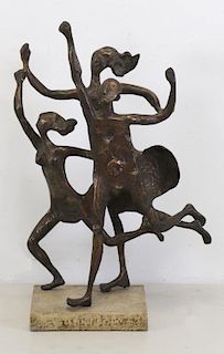HEBALD, Milton. Bronze "Acrobat Family" 1963.