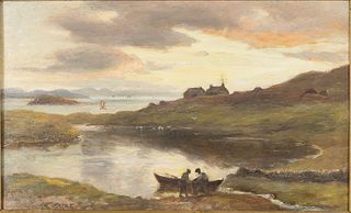 James Scott Kinnear (c. 1846-1917), Burwick Bay, O/B