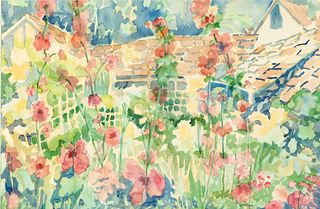 G.P. Holmes, Garden Shed No. 1, Watercolor