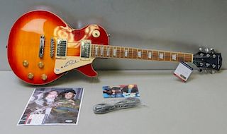 Stedman Duo Lead Guitar Signed By Les Paul.