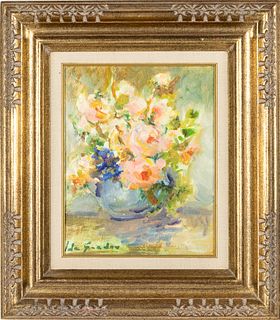Ida Nash Gordon (I903-1983), Floral Still Life, O/C