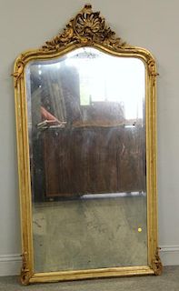 19th Century Carved and Giltwood Mirror.