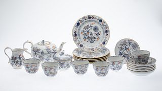 Meissen Porcelain Tea Service, 21 items