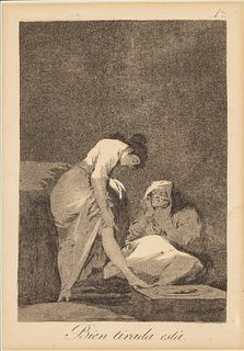 Francisco Goya (1746-1828) Bien Tirada Esta, Etching